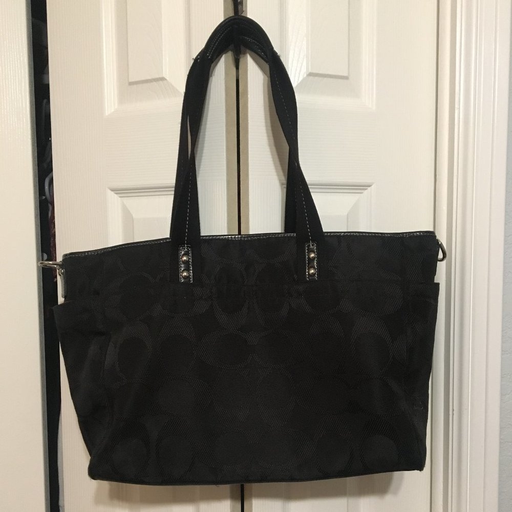 BEAUTIFUL Coach Diaper Bag with Pad